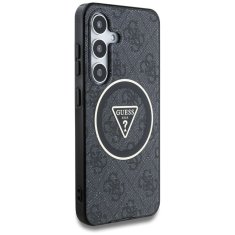 Guess GUESS etui za SAMSUNG S25 Plus GUHMS25MHG4PRTGK (Magnetic IML Metal Glitter 4G Circle Triangle) črn