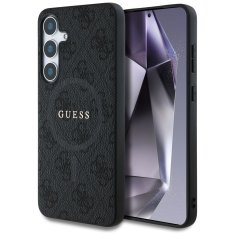 Guess GUESS etui za SAMSUNG S25 Plus GUHMS25MG4GFRK (Magnetic PU 4G Ring Classic Logo) črn