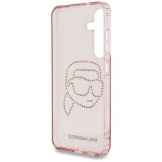 Karl Lagerfeld KARL LAGERFELD etui za SAMSUNG S25 KLHCS25SHKHDCELP (IML Rhinestones K Head) roza
