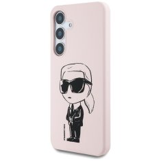 Karl Lagerfeld KARL LAGERFELD etui za SAMSUNG S25 KLHMS25SPNYKGRTP (Magnetic Silicone Graffiti Ikonik) roza
