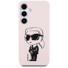 Karl Lagerfeld KARL LAGERFELD etui za SAMSUNG S25 KLHMS25SPNYKGRTP (Magnetic Silicone Graffiti Ikonik) roza