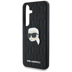 Karl Lagerfeld KARL LAGERFELD etui za SAMSUNG S25 Plus KLHCS25MPGKLKIPK (PU Monogram K. Head Pin) črn