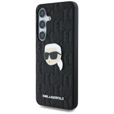Karl Lagerfeld KARL LAGERFELD etui za SAMSUNG S25 Plus KLHCS25MPGKLKIPK (PU Monogram K. Head Pin) črn