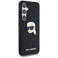 Karl Lagerfeld KARL LAGERFELD etui za SAMSUNG S25 Plus KLHCS25MPGKLKIPK (PU Monogram K. Head Pin) črn