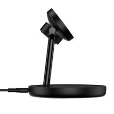 BASEUS BASEUS indukcijski polnilnik 3v1 združljiv z MagSafe 15W WXTE000101 črn
