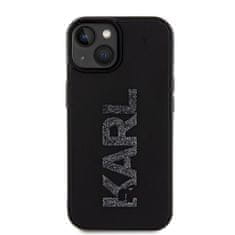 Karl Lagerfeld KARL LAGERFELD etui za IPHONE 15 KLHCP15S3DMBKCK (3D Logo Glitter) črn
