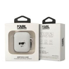 Karl Lagerfeld KARL LAGERFELD etui za APPLE Airpods 1 / 2 KLA2RUNCHH (3D Sil NFT Choupette) bel