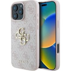 Guess GUESS etui za IPHONE 16 Plus GUHCP16M4GMGPI (4G PU Big Logo) roza