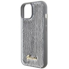 Guess GUESS etui za IPHONE 13 / 14 / 15 GUHCP15SPSFDGSS (Sequin Script Metal) srebrni