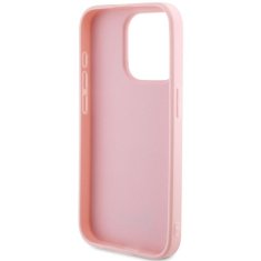 Guess GUESS etui za IPHONE 15 Pro GUHCP15LPSAIRSP (Saffiano Iridescent Script) roza