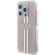 Guess GUESS etui za IPHONE 14 Pro Max GUHCP14XH4PSEGP (4G Gold Stripe) roza