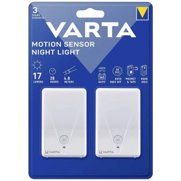 Varta VARTA nočna lučka z senzorjem gibanja (Motion sensor night lamp) 16624 2 kos