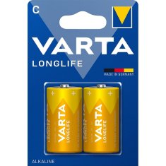 Varta VARTA alkalna baterija R14 (tip C) Longlife 2 kos