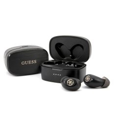 Guess GUESS brezžične bluetooth slušalke TWS + polnilna postaja GUTWSJL4GBK črne