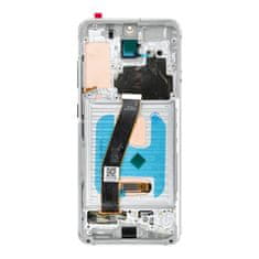 OEM LCD zaslon za SAMSUNG S20 4G White SOFT OLED z okvirjem