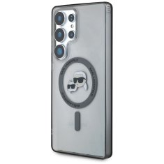 Karl Lagerfeld KARL LAGERFELD etui za SAMSUNG S25 Ultra KLHMS25LHLSKCK (Magnetic IML Metal KC Heads) črn