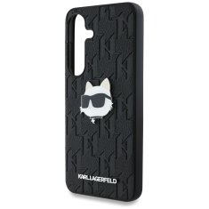 Karl Lagerfeld KARL LAGERFELD etui za SAMSUNG S25 Plus KLHCS25MPGKLCHPK (PU Monogram Choupette Head Pin) črn