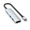 Satechi SATECHI adapter HUB 4v1 tip C ST-P4SS srebrni