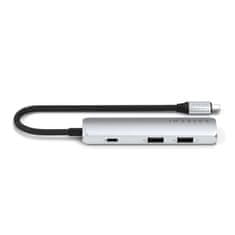 Satechi SATECHI adapter HUB 4v1 tip C ST-P4SS srebrni
