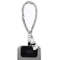 Karl Lagerfeld KARL LAGERFELD obesek KLUCHCSKPK (Wrist Chain Choupette) srebrni