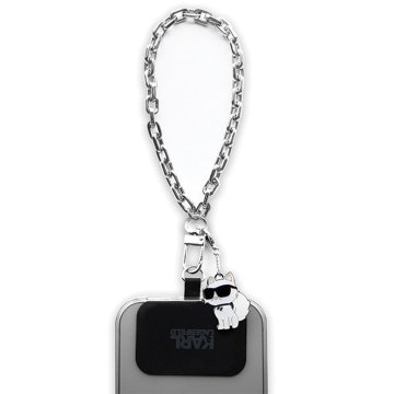 Karl Lagerfeld KARL LAGERFELD obesek KLUCHCSKPK (Wrist Chain Choupette) srebrni