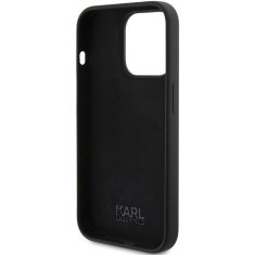 Karl Lagerfeld KARL LAGERFELD etui za IPHONE 15 Pro KLHCP15LSKSBMCK (silikonski Karl Script Logo) črn