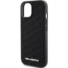 Karl Lagerfeld KARL LAGERFELD etui za IPHONE 15 KLHCP15SPQKPMK (Quilted Pattern) črn