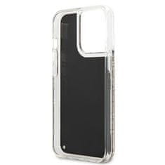 Karl Lagerfeld KARL LAGERFELD etui za IPHONE 13 Pro KLHCP13LLGGKBK (Liquid Glitter Gatsby Ikonik) črn
