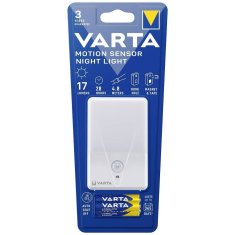Varta VARTA nočna lučka z senzorjem gibanja (Motion sensor night lamp) 16624 + 3 x baterija R3 (AAA)