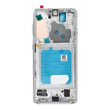 OEM LCD zaslon za SAMSUNG S21 5G White SOFT OLED z okvirjem
