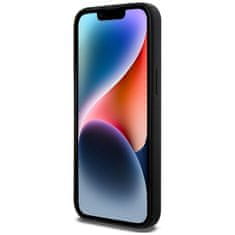 Karl Lagerfeld KARL LAGERFELD etui za IPHONE 14 Pro Max KLHCP14XSCMSMVK (silikonski znak in kovinski logotip) črn