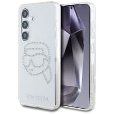 Karl Lagerfeld KARL LAGERFELD etui za SAMSUNG S25 KLHCS25SHKHDCELT (IML Rhinestones K Head) prozoren