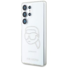 Karl Lagerfeld KARL LAGERFELD etui za SAMSUNG S25 Ultra KLHCS25LHKHDCELT (IML Rhinestones K Head) prozoren
