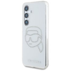 Karl Lagerfeld KARL LAGERFELD etui za SAMSUNG S25 KLHCS25SHKHDCELT (IML Rhinestones K Head) prozoren