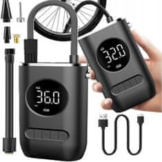 OEM Brezžični električni mini kompresor / črpalka RC-K-1052 črn