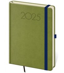 Dnevnik 2025 New Praga tedenski A5 zelen