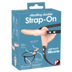You2Toys Strap-on z dvojnim vibracijskim dildom