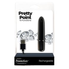 PowerBullet Vibrator PowerBullet Pretty Point, črn