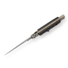 BSH ITALIJA vzmetni nož z medeninastimi elementi, črn, 22,5 cm, T-510