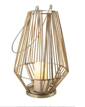 Weltbild Svetilka boho s svečo LED