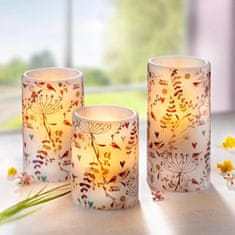 Weltbild Sveče LED Dandelion, komplet 3