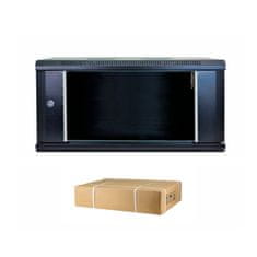 Datech zidni kabinet 4U 280 600x450 črn + polica DP.6404.9001