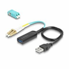 Delock line extender USB set optični LC duplex do 100m 66466
