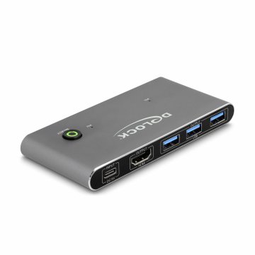 Delock KVM stikalo 2x1 HDMI/USB TipC 8K 18647