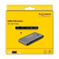 Delock KVM stikalo 2x1 HDMI/USB TipC 8K 18647