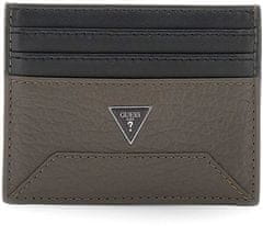 Guess Usnjena torbica za kartice SMBAGRLEA25-DKB