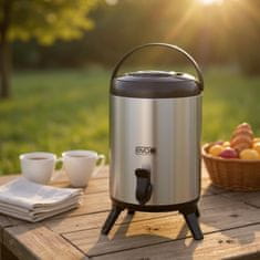 Eva Termo posoda s pipo 9,5l / 23xh39cm / inox, pvc