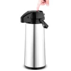 Eva Termo posoda s črpalko Airport 1,9l / inox, pvc, steklo