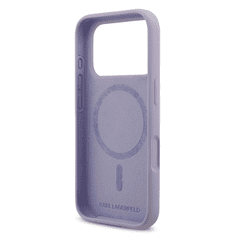 Karl Lagerfeld Originalen ovitek MagSafe iPhone 17 Pro - Karl and Choupette - vijola - KLHMP17LSCMKCRHU