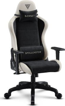 SENSE7 Igralni stol Fuku PU Suede, Bež